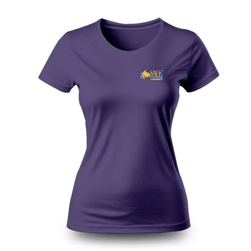 Sea Turtle SAFE - Women's Round Neck T-shirt