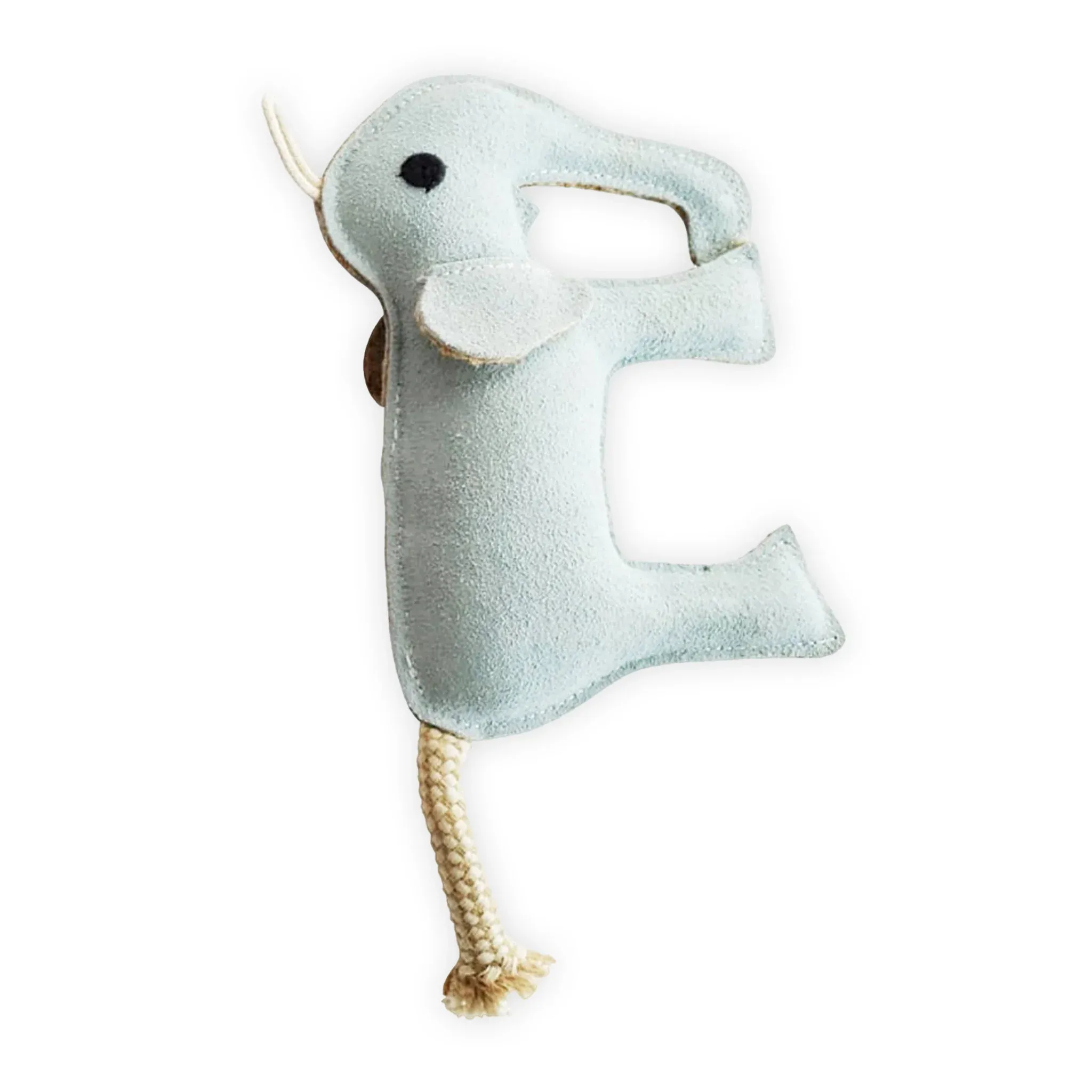 EcoFriendly Elephant Natural Leather Dog Chew Toy Product