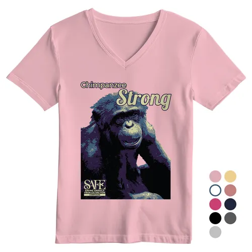 Kioja Women's Relaxed Jersey V-neck T-shirt